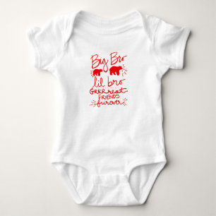 Big Bro Lil bro bear Matching shirts T-Shirt