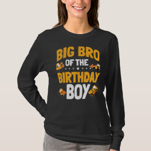 Big Bro Of The Birthday Boy Construction Worker Bd T-Shirt