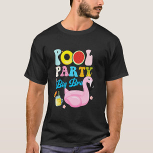 Big Bro Of The Birthday Boy Funny Summer Pool Part T-Shirt