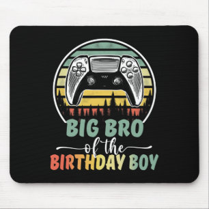 Big Bro Of The Birthday Boy Video Gamer Matching F Mouse Mat