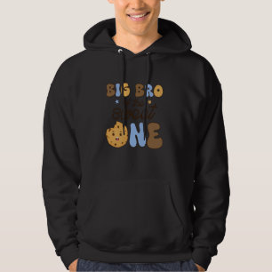 Big Bro Of The Sweet One 1st Birthday Cookie Bday  Hoodie