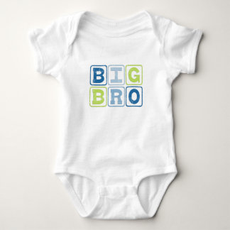 BIG BRO OUTLINE BLOCKS BABY BODYSUIT