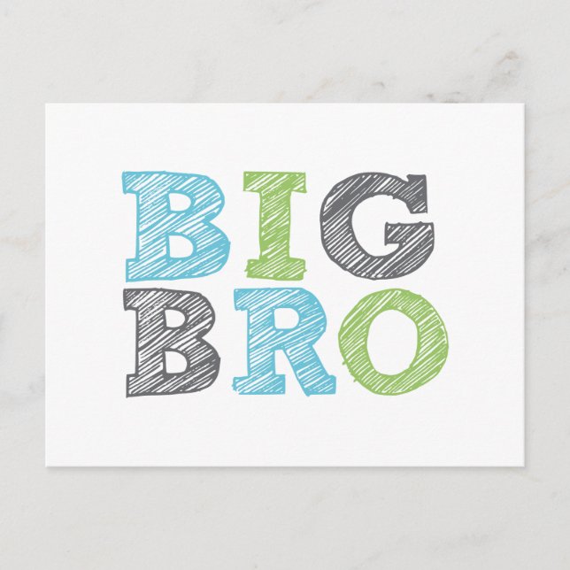 Big Bro Postcard (Front)