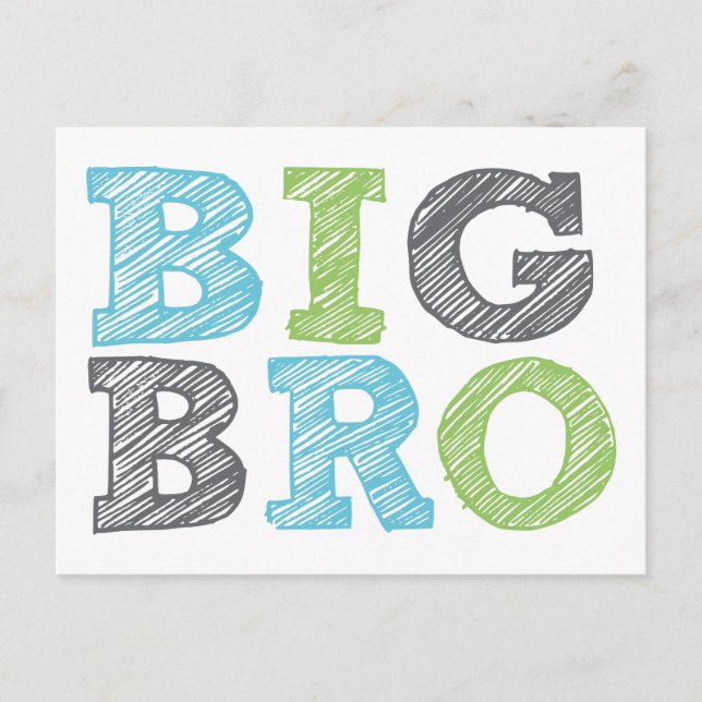 Big Bro Postcard (Front)