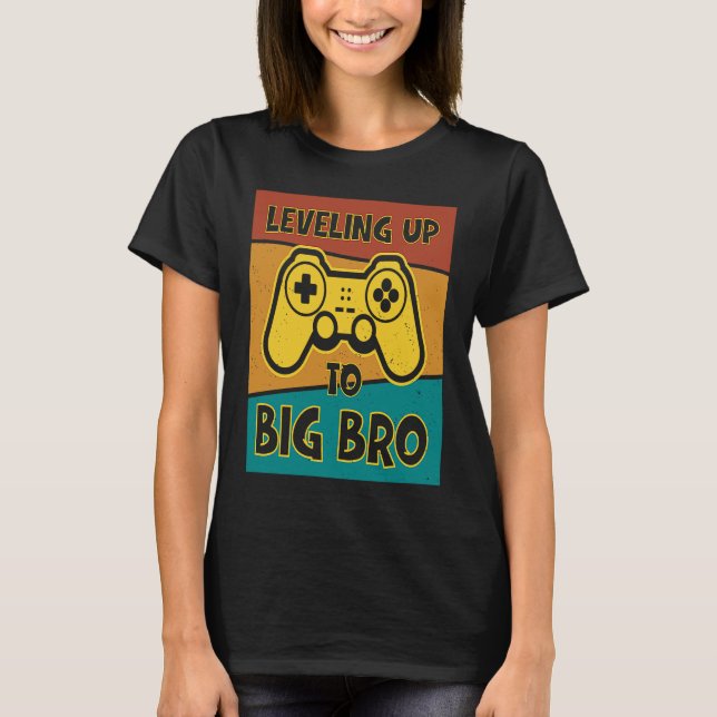 Big Bro Pregnancy Announcement Future Big Brother  T-Shirt (Front)