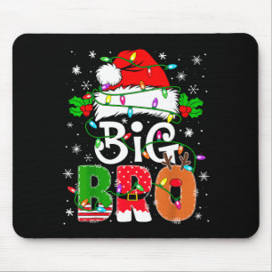 Big Bro Santa New Sibling Brother Announcement Xma Mouse Mat