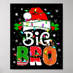 Big Bro Santa New Sibling Brother Announcement Xma Poster
