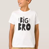 BIG BRO T-SHIRT modern bold fun chunky scandi type