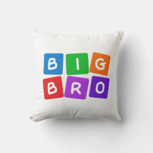 Big Bro throw pillow