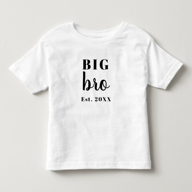 Big Bro Year Toddler T-Shirt (Front)