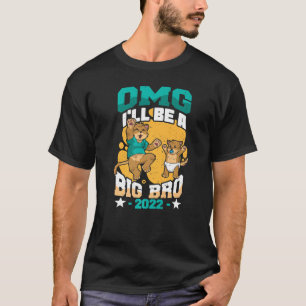 Big Brother 2022 Funny Cat Brothers OMG Bro Siblin T-Shirt