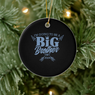 Big Brother 2024: Perfect Birth Gift! Ceramic Tree Decoration
