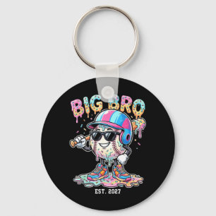 Big Brother 2027 Ice Cream Baseball Dripng New Key Ring