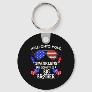 Big Brother 4th Of July Pregnancy Announcement Key Ring