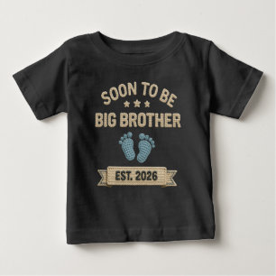 big brother announcement clothing 2026 baby T-Shirt