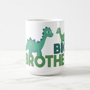 Big brother announcement, dinosaur brothers coffee mug