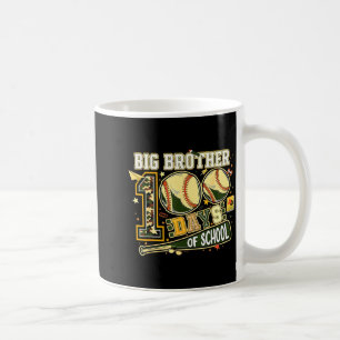 Big Brother Baby Brother Boy Maternity 100 Days Of Coffee Mug
