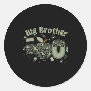 Big Brother Baby Brother Boy Maternity Boy School  Classic Round Sticker