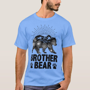 Big Brother Bear, Funny Sunflower For Men, Flower T-Shirt