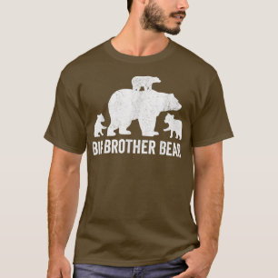 Big Brother Bear Shirts, Funny Three Cub Siblings T-Shirt
