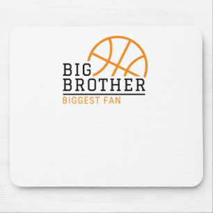 Big Brother Biggest Fan Basketball Mouse Mat