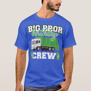 Big Brother Birthday Crew Garbage Truck Family Mat T-Shirt
