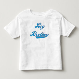 Big Brother Blue Text Toddler T-Shirt