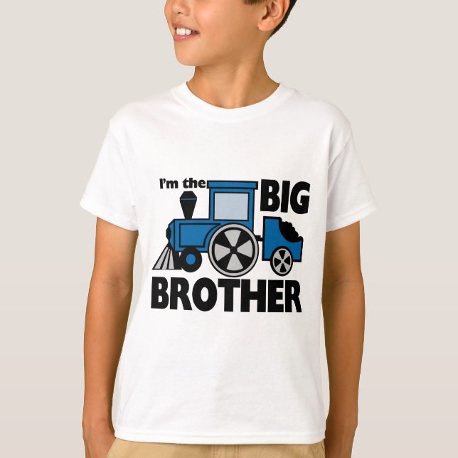 Big Brother Blue Train T-Shirt (Front)