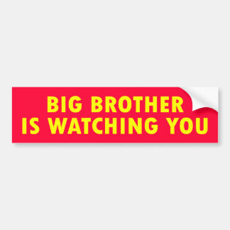 big brother bumper sticker