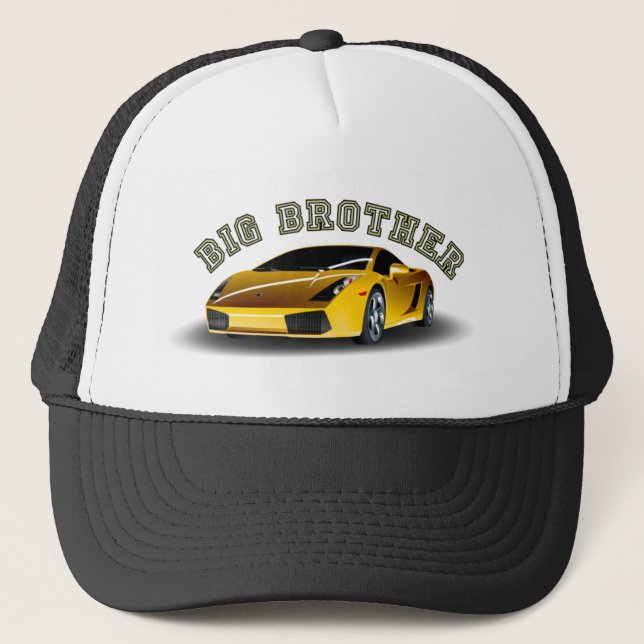 Big Brother Car Trucker Hat (Front)