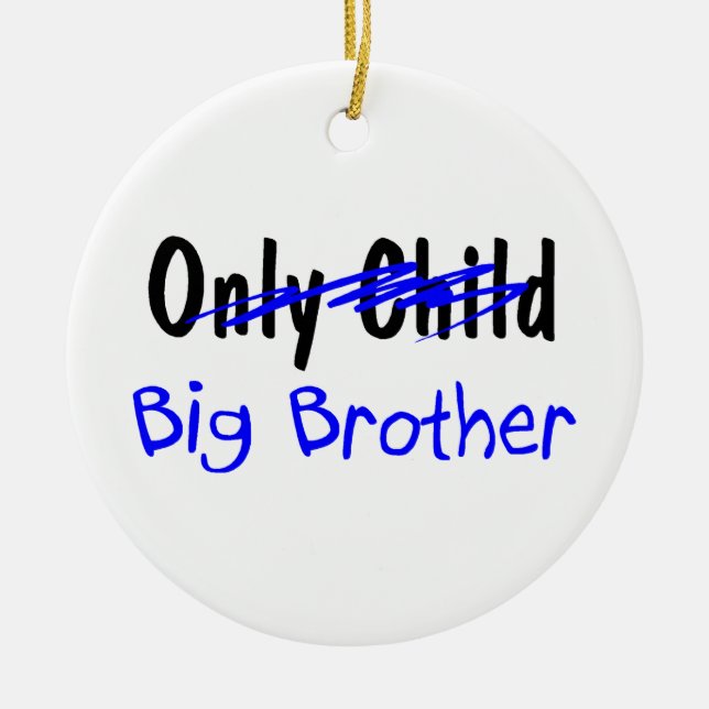 Big Brother Ceramic Tree Decoration (Front)