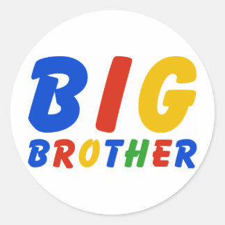 BIG BROTHER CLASSIC ROUND STICKER