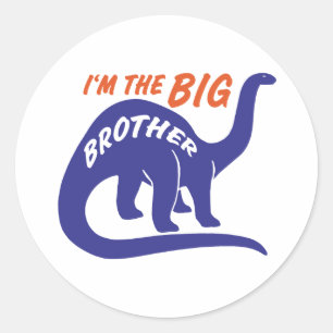 Big Brother Classic Round Sticker