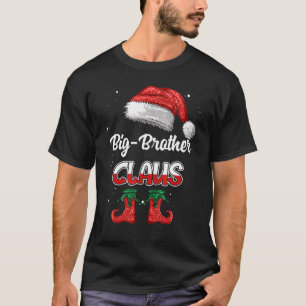Big Brother Claus Christmas Pajama Family Matching T-Shirt