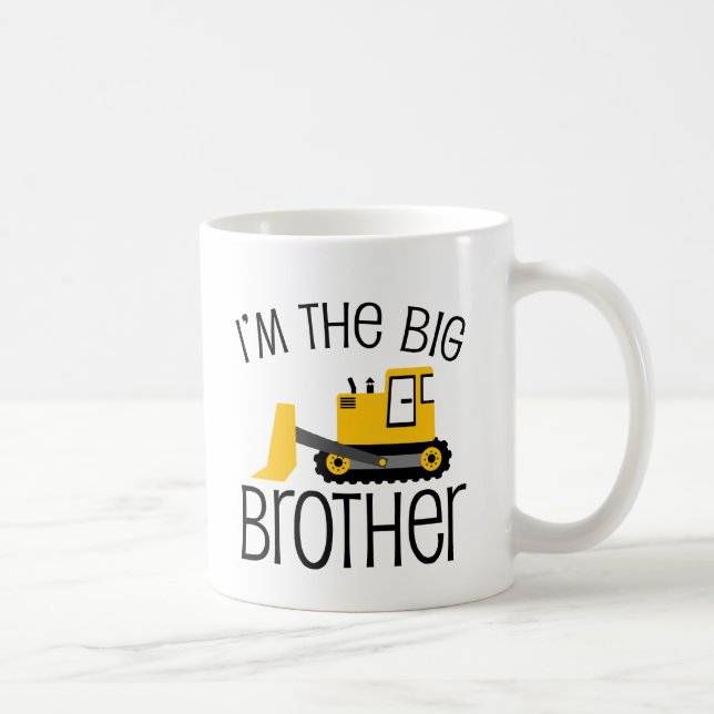 Big Brother Construction Front Loader Coffee Mug (Right)