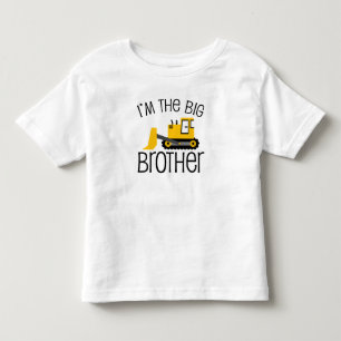 Big Brother Construction Front Loader Toddler T-Shirt