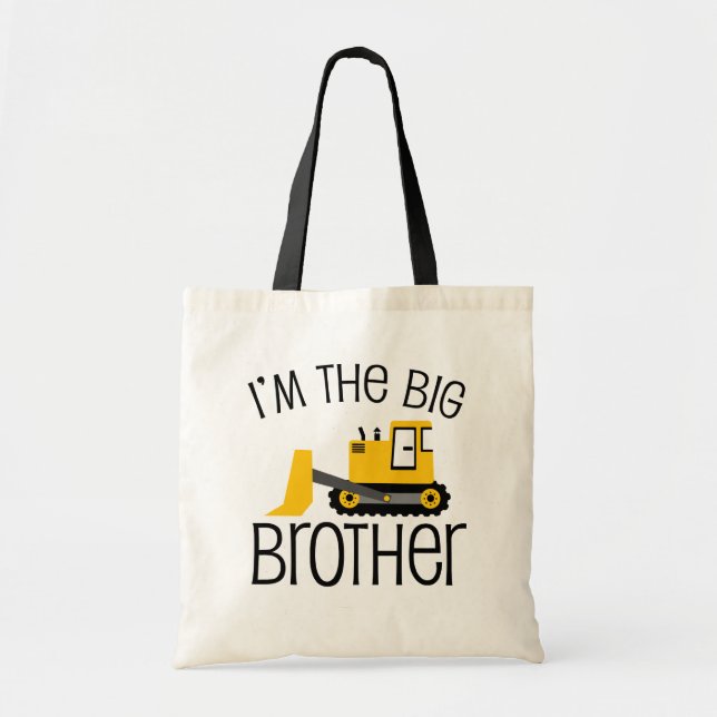 Big Brother Construction Front Loader Tote Bag (Front)