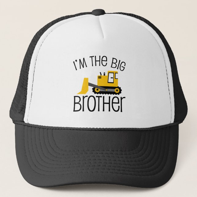 Big Brother Construction Front Loader Trucker Hat (Front)