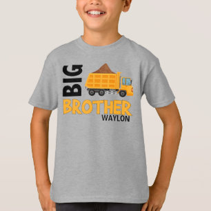 Big brother construction truck sibling T-Shirt