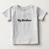 Big Brother, Customise with name, text Baby