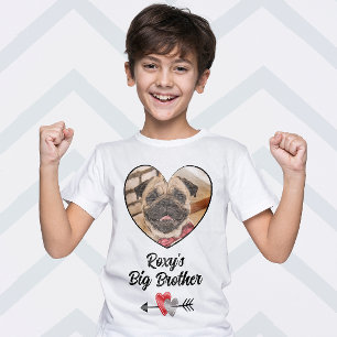 Big brother customised dog photo T-Shirt