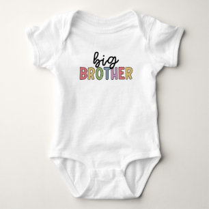 Big Brother Cute Promoted to Brother Baby Bodysuit