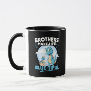 Big Brother Dinosaur Beautiful Life Pun Mug