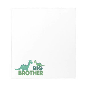 Big brother dinosaur cartoon animal sibling notepad