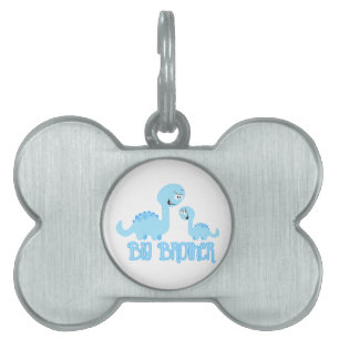 Big Brother Dinosaur Pet ID Tag