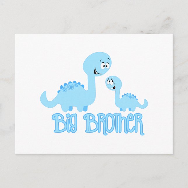 Big Brother Dinosaur Postcard (Front)