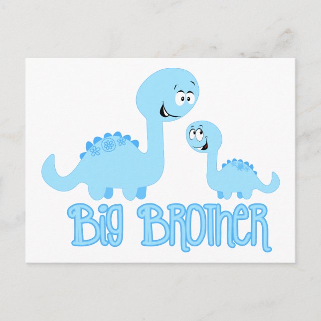 Big Brother Dinosaur Postcard (Front)