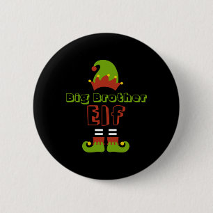 Big Brother Elf Christmas Xmas Cute T Shirt  6 Cm Round Badge