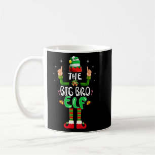 Big Brother Elf Matching Family Group Christmas Pa Coffee Mug