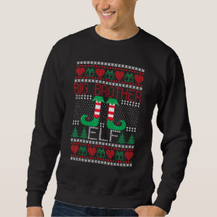 Big Brother ELF Matching Family UGLY Christmas Sweatshirt
